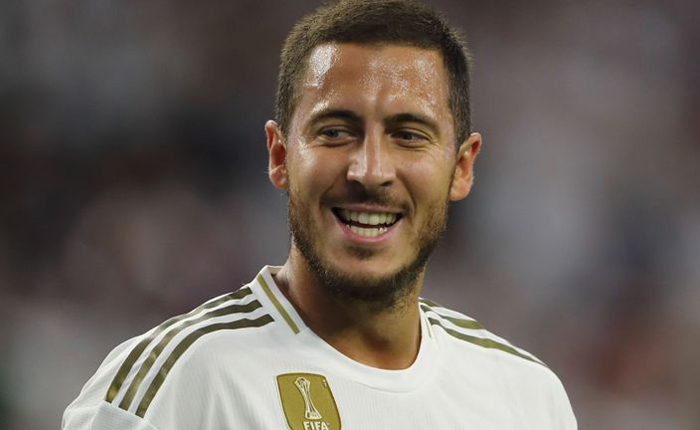 Eden Hazard chọn số &aacute;o lạ trong trận ra mắt Real Madrid