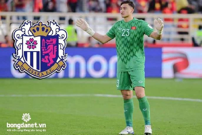 Văn L&acirc;m xuất hiện ở vị tr&iacute; đầu ti&ecirc;n trong danh s&aacute;ch của Cerezo Osaka