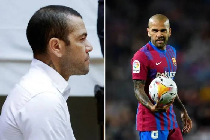 Dani Alves chấp nhận 'b&oacute;c lịch' 4,5 năm v&igrave; x&acirc;m hại phụ nữ