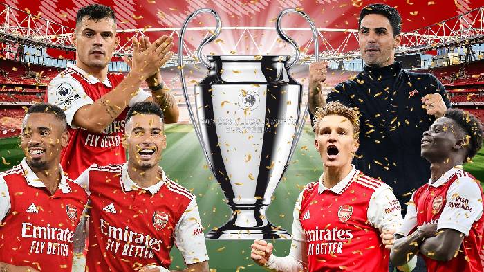 Arsenal ch&iacute;nh thức trở lại Champions League sau 6 năm vắng b&oacute;ng