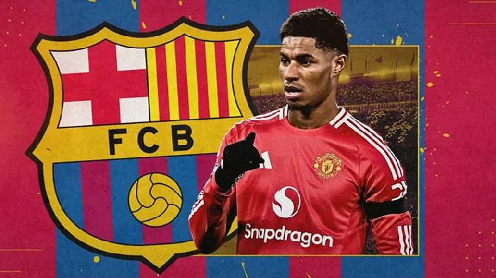 Rashford c&oacute; thể sang Barcelona với một điều kiện
