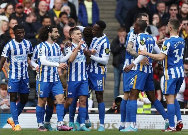 Đội h&igrave;nh ra s&acirc;n ch&iacute;nh thức Brighton vs West Ham, 22h ng&agrave;y 22/5