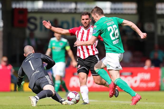 Soi k&egrave;o phạt g&oacute;c Derry City vs Cork City, 01h45 ng&agrave;y 24/6