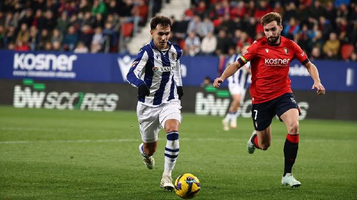 Nhận định, soi k&egrave;o Osasuna vs Real Sociedad, 0h30 ng&agrave;y 23/11: Kh&aacute;ch chiếm ưu thế