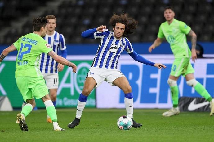 Ph&acirc;n t&iacute;ch k&egrave;o hiệp 1 Hertha vs Wolfsburg, 2h30 ng&agrave;y 25/1