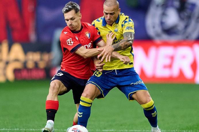 Soi k&egrave;o g&oacute;c Las Palmas vs Osasuna, 3h00 ng&agrave;y 25/1