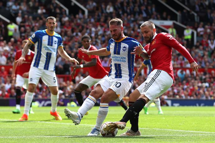 Soi k&egrave;o g&oacute;c Brighton vs MU, 18h30 ng&agrave;y 24/8