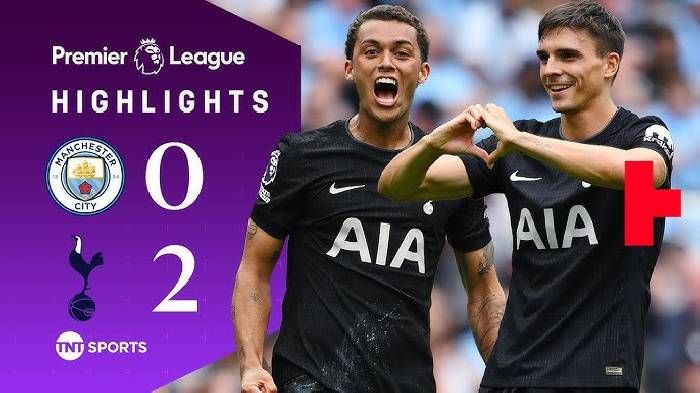 Man City bất ngờ thất bại tr&ecirc;n s&acirc;n nh&agrave; trước Tottenham