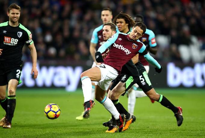 Soi bảng dự đo&aacute;n tỷ số ch&iacute;nh x&aacute;c West Ham vs Bournemouth, 2h ng&agrave;y 25/10