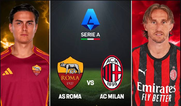 Si&ecirc;u m&aacute;y t&iacute;nh dự đo&aacute;n AS Roma vs AC Milan, 02h45 ng&agrave;y 26/1