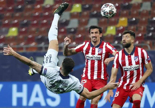 Olivier Giroud tiết lộ c&aacute;ch ghi si&ecirc;u phẩm v&agrave;o lưới Atletico