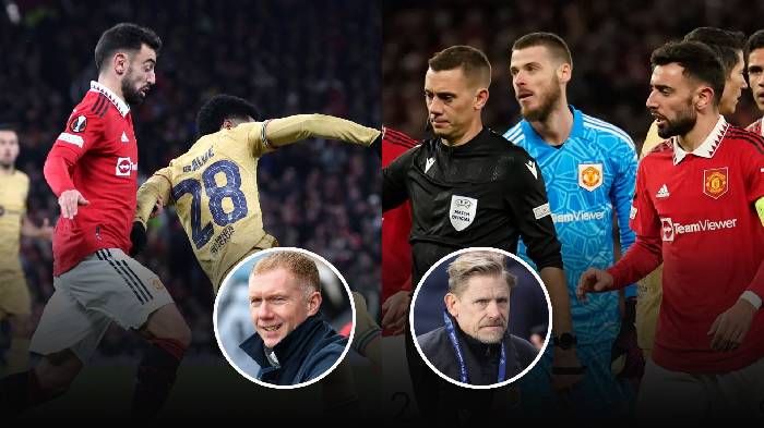 Bị c&aacute;c huyền thoại M.U thay nhau chỉ tr&iacute;ch, Bruno Fernandes n&oacute;i g&igrave;?