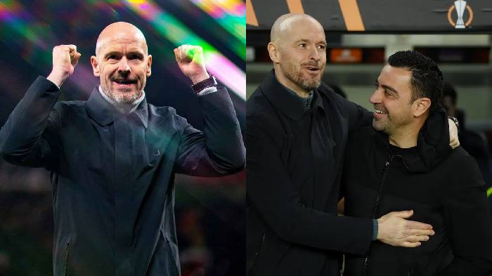 Ten Hag hạnh ph&uacute;c v&igrave; Man United l&agrave;m được điều n&agrave;y trước Barca