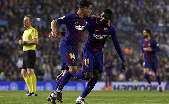 Barcelona ph&aacute;n quyết thế n&agrave;o về tương lai Philippe Coutinho v&agrave; Ousmane Dembele?