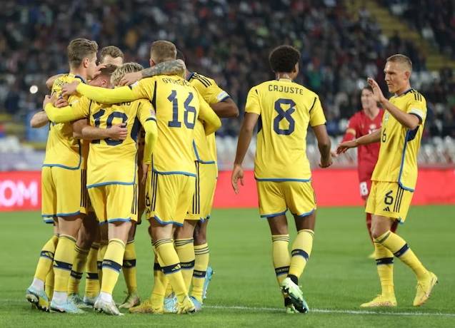 Đội h&igrave;nh ra s&acirc;n ch&iacute;nh thức Thụy Điển vs Bỉ, 2h45 ng&agrave;y 25/3 (cập nhật)