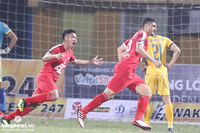 Kết quả Viettel 2-0 Hải Ph&ograve;ng: Ngoại binh tỏa s&aacute;ng, Viettel thắng thuyết phục