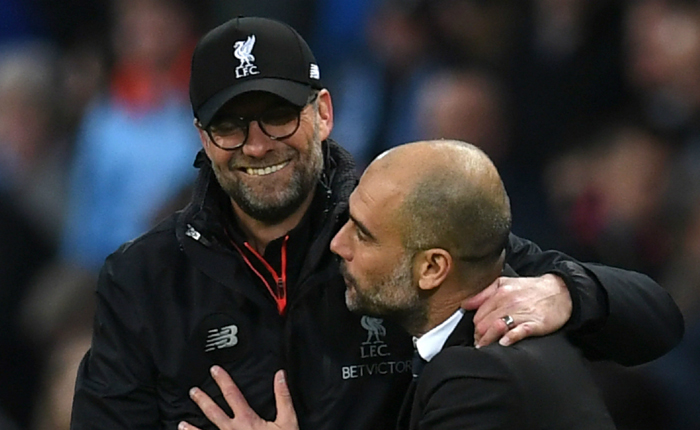 Juergen Klopp v&agrave; Pep Guardiola c&ugrave;ng than thở trước Si&ecirc;u C&uacute;p Anh 2019