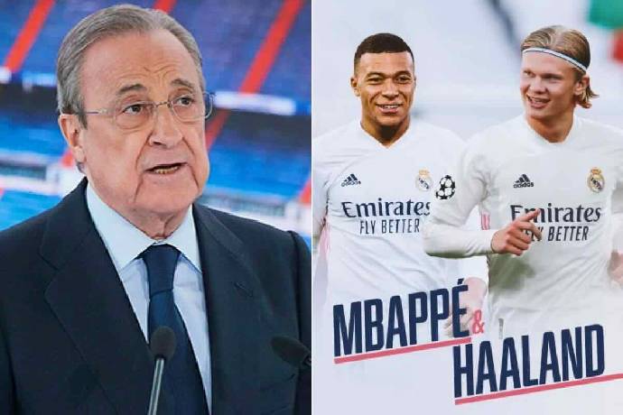  Real Madrid chuẩn bị gần 400 triệu bảng để sắm bộ đ&ocirc;i &ldquo;Haaland - Mbappe&rdquo;