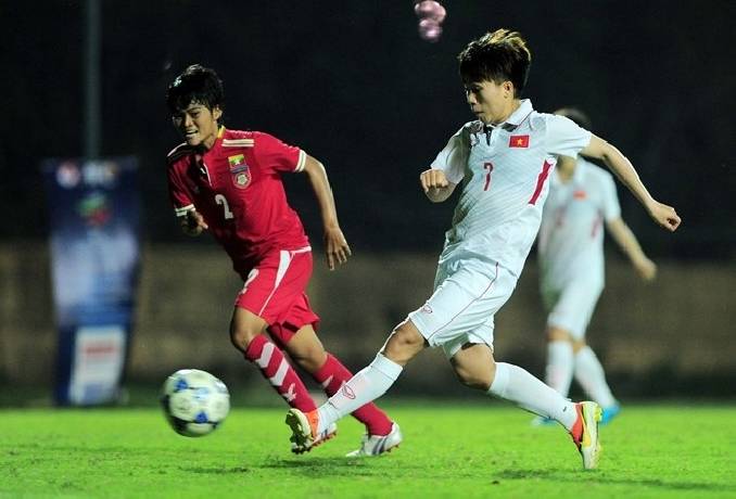 Soi k&egrave;o phạt g&oacute;c Nữ Việt Nam vs Nữ Myanmar, 15h00 ng&agrave;y 27/1