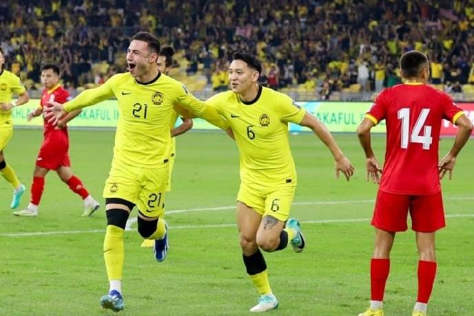 Malaysia chơi quả cảm, xuất sắc cầm h&ograve;a H&agrave;n Quốc ở Asian Cup 2023