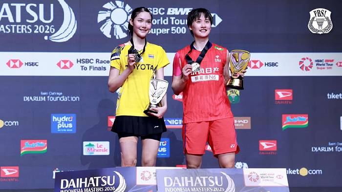 Chen Yu Fei v&ocirc; địch giải cầu l&ocirc;ng Indonesia Masters 2026