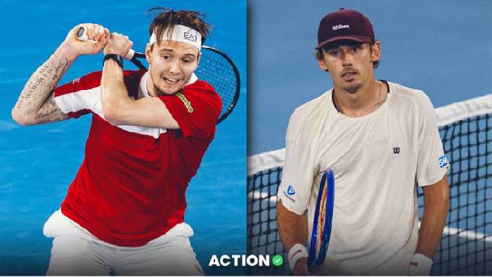 Nhận định tennis De Minaur vs Bublik - V&ograve;ng 4 &Uacute;c Mở rộng, 15h00 ng&agrave;y 25/1