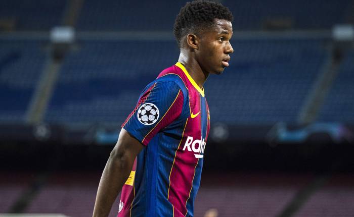 Barcelona v&agrave; ĐT T&acirc;y Ban Nha nhận hung tin từ Ansu Fati