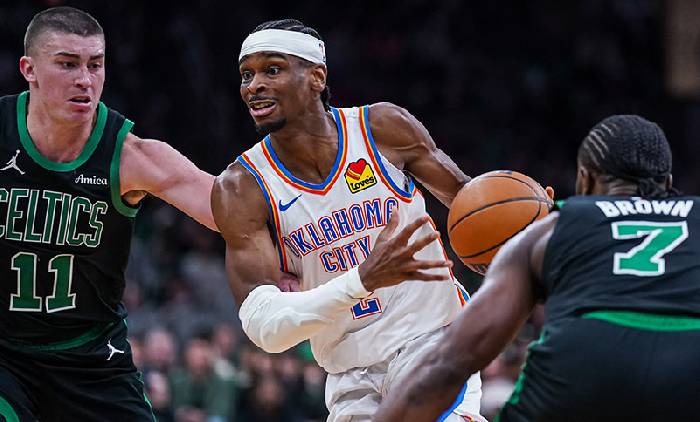Nhận định b&oacute;ng rổ Boston Celtics vs Oklahoma City Thunder, 06h30 ng&agrave;y 26/3: Đội kh&aacute;ch thống trị