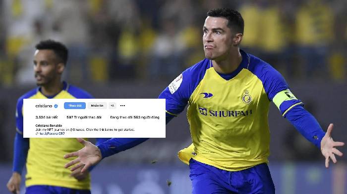 Sự nghiệp xuống dốc, Ronaldo vẫn kh&ocirc;ng c&oacute; đối thủ tr&ecirc;n Instagram