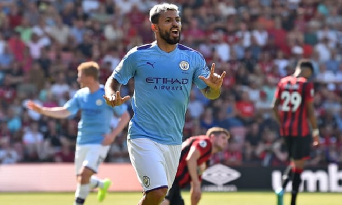 Kết quả tỷ số Bournemouth vs Man City - v&ograve;ng 3 Ngoại hạng Anh