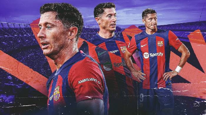 X&aacute;c nhận! Lewy 'hết thời', Barca sắm th&ecirc;m 'ch&acirc;n gỗ' số 1 ch&acirc;u &Acirc;u