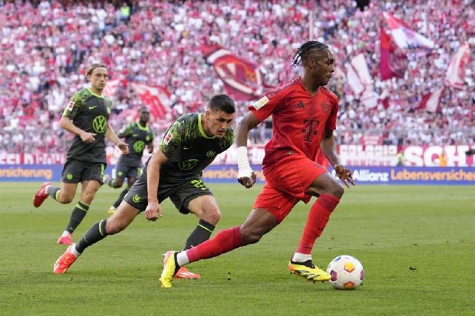 Soi k&egrave;o g&oacute;c Wolfsburg vs Bayern Munich, 20h30 ng&agrave;y 25/8