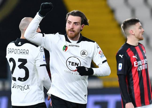 Đội h&igrave;nh ra s&acirc;n ch&iacute;nh thức Spezia vs AC Milan, 20h ng&agrave;y 25/9