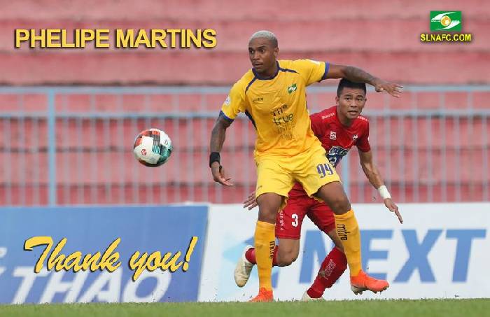 Felipe Martins chia tay SLNA chỉ sau 2 v&ograve;ng đấu