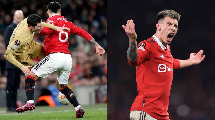 Lisandro Martinez: 'Lắm l&uacute;c t&ocirc;i chỉ muốn lao v&agrave;o m&uacute;c đối thủ'