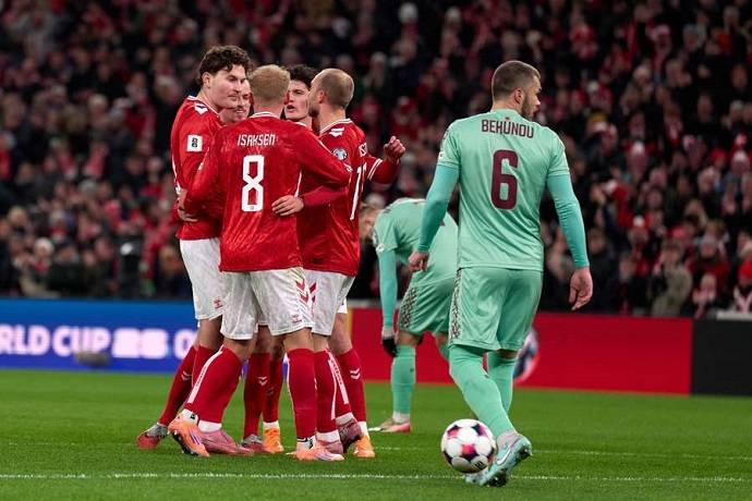 Si&ecirc;u m&aacute;y t&iacute;nh dự đo&aacute;n Đan Mạch vs Bắc Macedonia, 2h45 ng&agrave;y 27/3