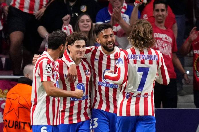 Soi k&egrave;o g&oacute;c Atletico Madrid vs Inter Milan, 03h00 ng&agrave;y 27/11