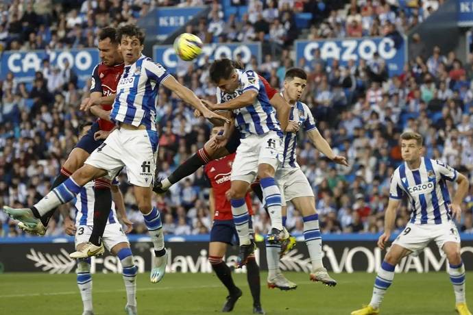 Soi k&egrave;o phạt g&oacute;c Osasuna vs Real Sociedad, 02h00 ng&agrave;y 29/4