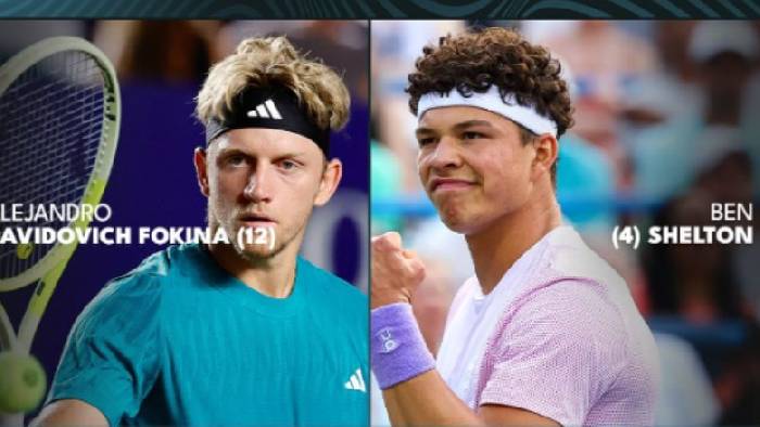 Link trực tiếp tennis Shelton vs Davidovich Fokina - B&aacute;n kết Washington Open, 9h00 ng&agrave;y 27/7