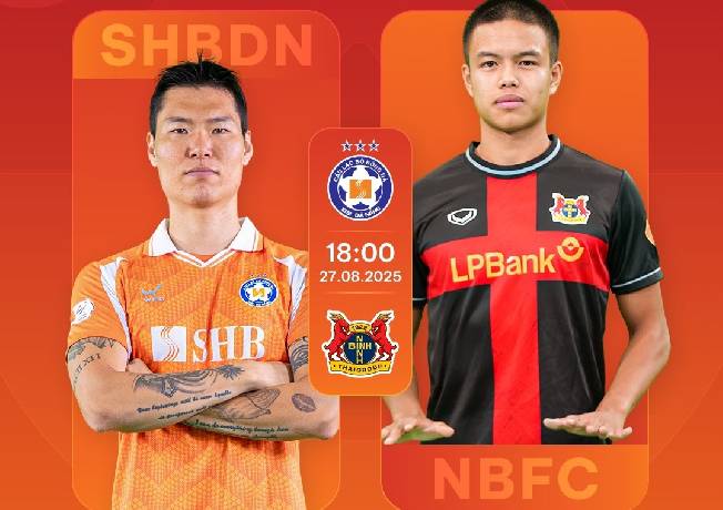 Link xem trực tiếp SHB Đ&agrave; Nẵng vs Ninh B&igrave;nh h&ocirc;m nay, 18h00 ng&agrave;y 27/8