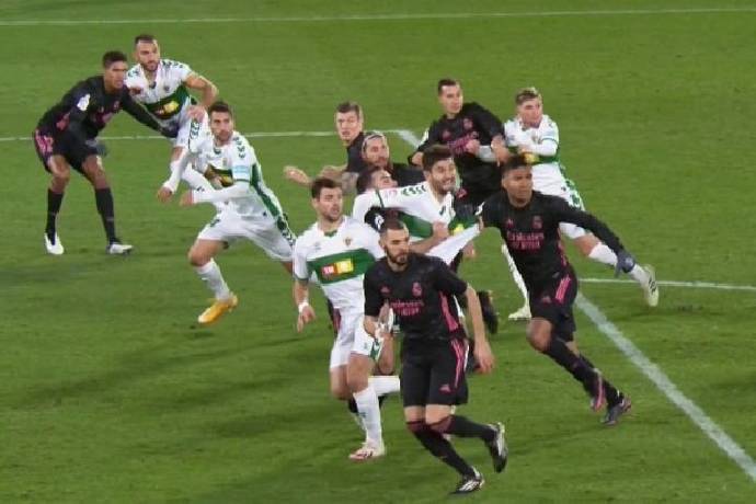 Soi k&egrave;o phạt g&oacute;c Elche vs Real Madrid, 19h00 ng&agrave;y 30/10