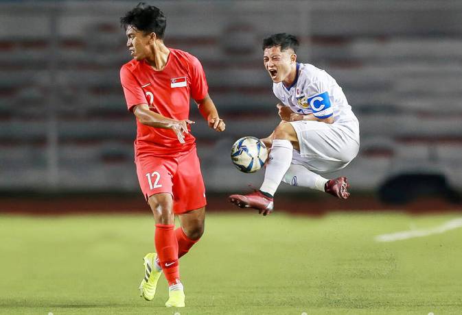 Đội h&igrave;nh ra s&acirc;n ch&iacute;nh thức L&agrave;o vs Singapore, 17h ng&agrave;y 27/12