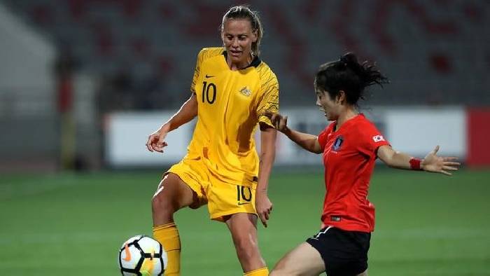 Soi k&egrave;o phạt g&oacute;c nữ &Uacute;c vs nữ H&agrave;n Quốc, 15h ng&agrave;y 30/1