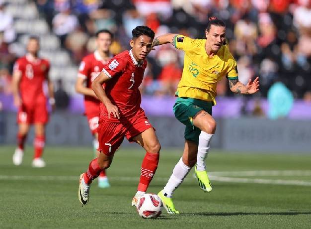 Indonesia thua đậm trước Australia ở v&ograve;ng 1/8 Asian Cup 2023