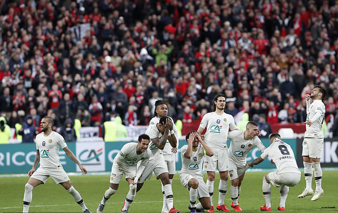 Neymar ghi b&agrave;n, Mbappe nhận thẻ đỏ, PSG thua chung kết C&uacute;p QG Ph&aacute;p