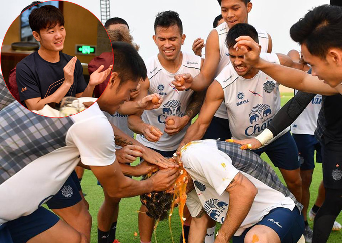 Xu&acirc;n Trường đ&oacute;n m&agrave;n sinh nhật khủng khiếp tr&ecirc;n đất Th&aacute;i