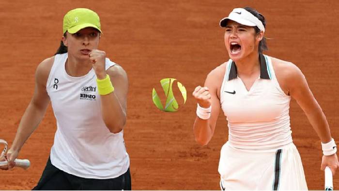Nhận định tennis Swiatek vs Raducanu, V&ograve;ng 2 Roland Garros - 20h30 ng&agrave;y 28/5