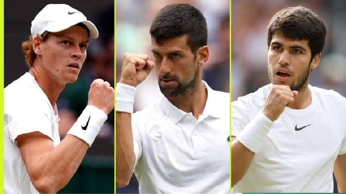 Djokovic v&agrave; Sinner nằm c&ugrave;ng nh&aacute;nh đấu ở Wimbledon 2025