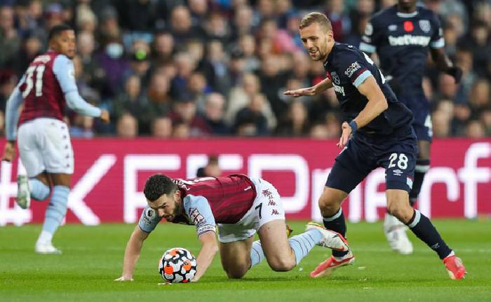Đội h&igrave;nh ra s&acirc;n ch&iacute;nh thức Aston Villa vs West Ham, 20h ng&agrave;y 28/8