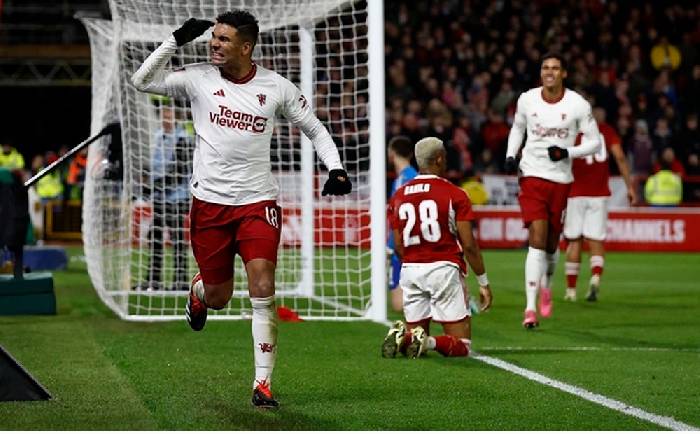 'C&aacute;i đầu' của Casemiro cứu MU khỏi sự thất vọng trước Nottingham